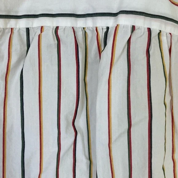 Madewell Womens Central Sadie Stripe Button-Up Shirt Size Small Oversized Cotton - Picture 9 of 9